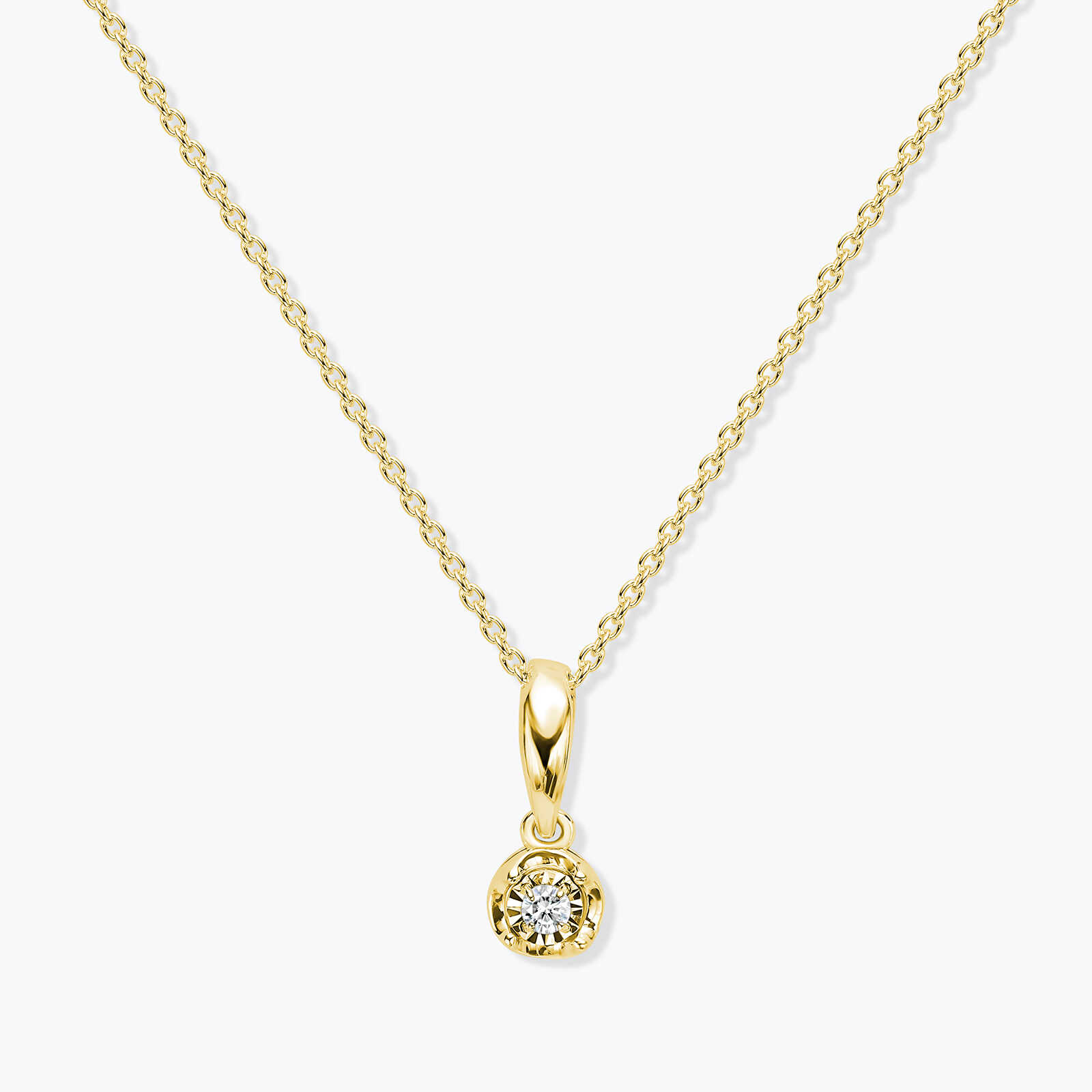 תליון יהלום סוליטר