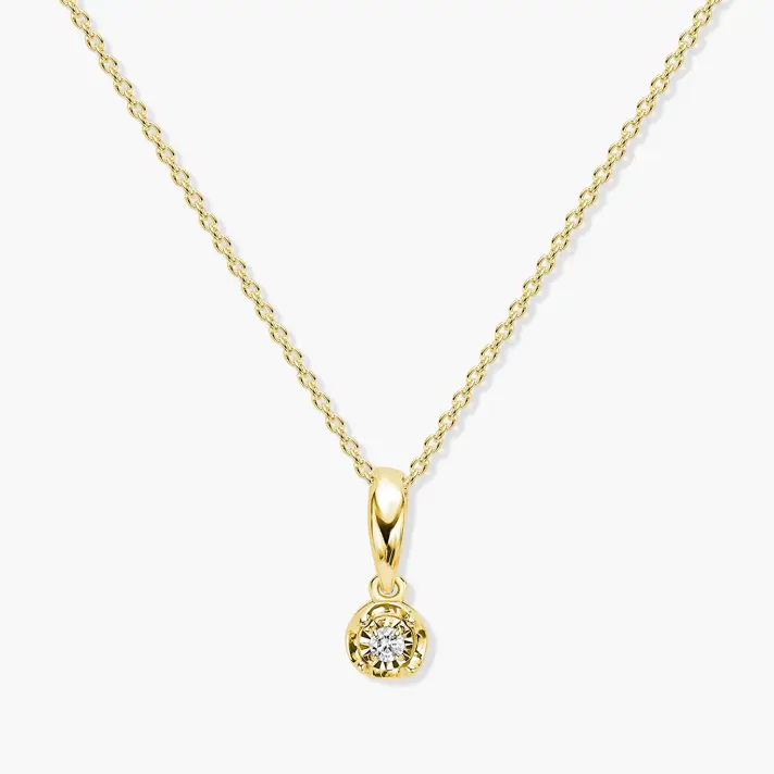 תליון יהלום סוליטר