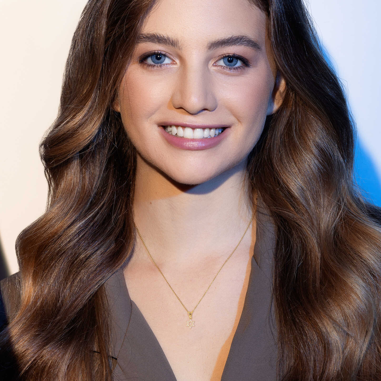 תליון מגן דוד משובץ יהלומים