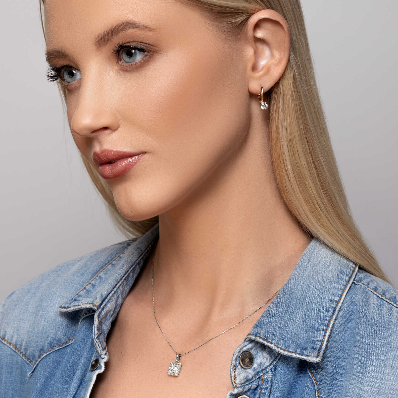 תליון יהלומי באגט