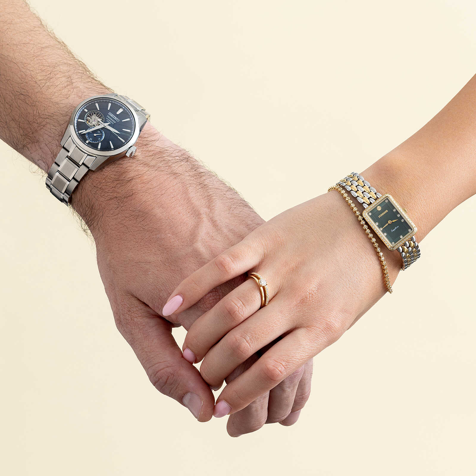 צמיד טניס זהב בשיבוץ יהלומים