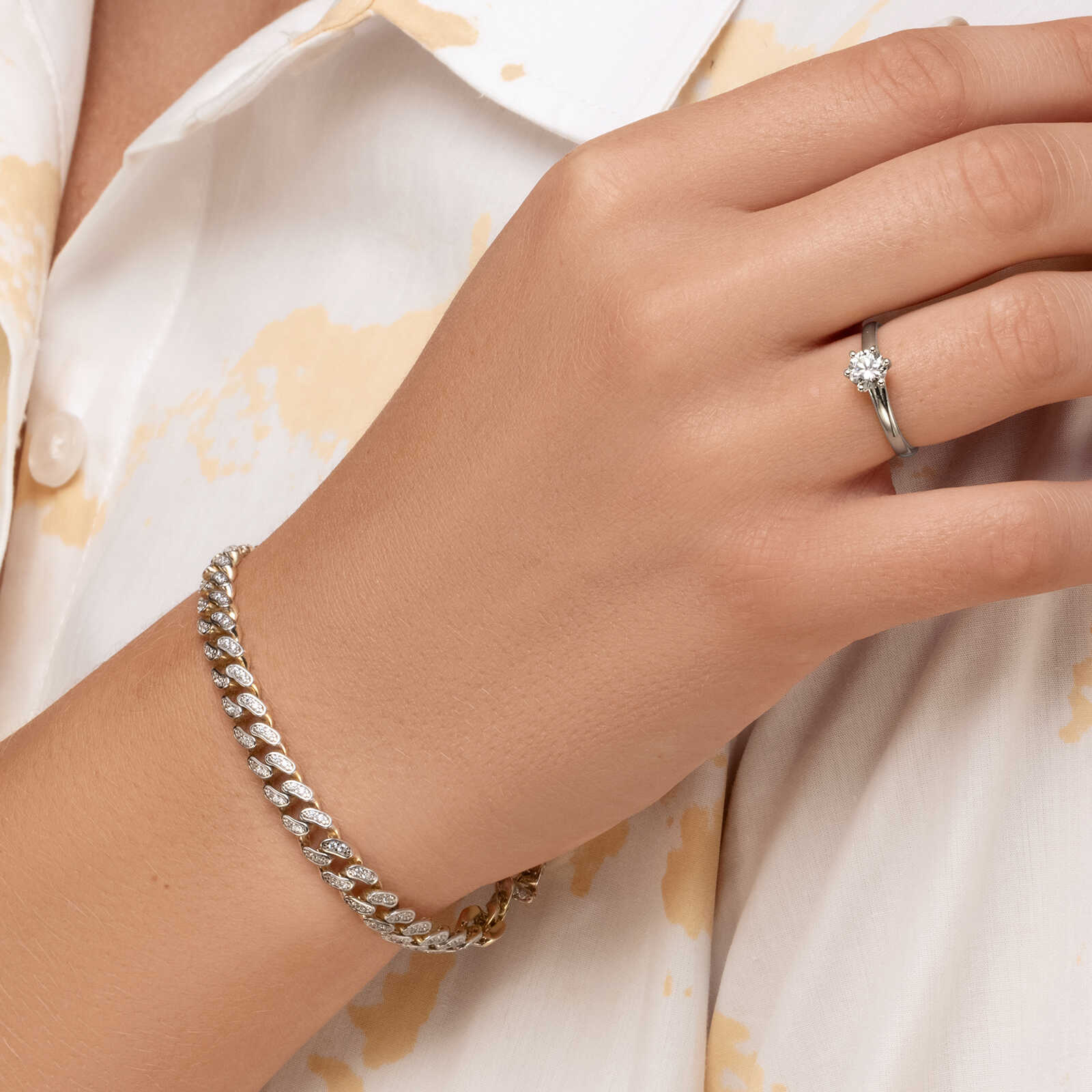 טבעת סוליטר מרשימה