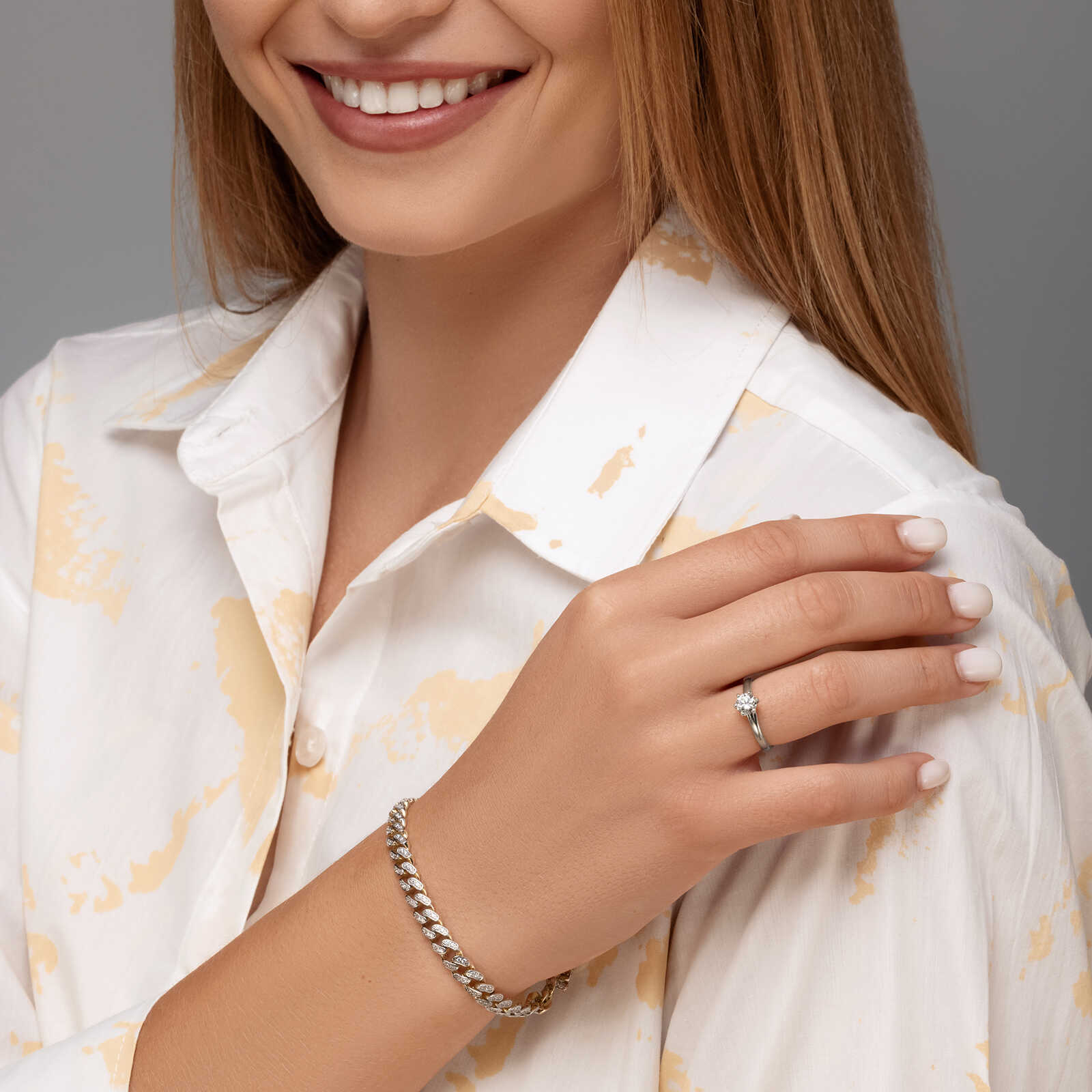 טבעת סוליטר מרשימה