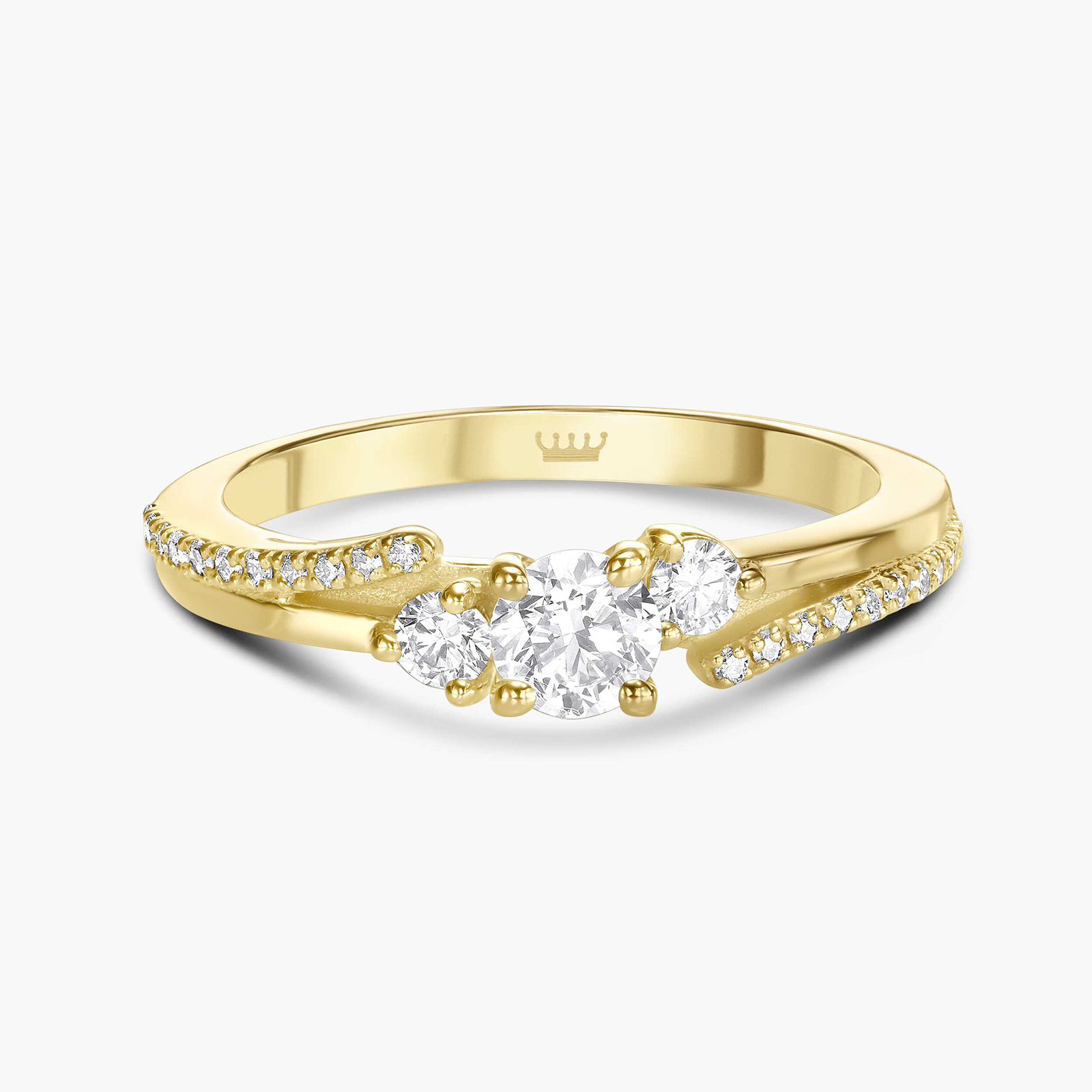 טבעת יהלומים מסדרת Marry Me