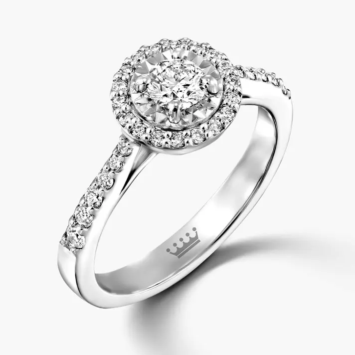 טבעת יהלומים מסדרת Royal Glamor