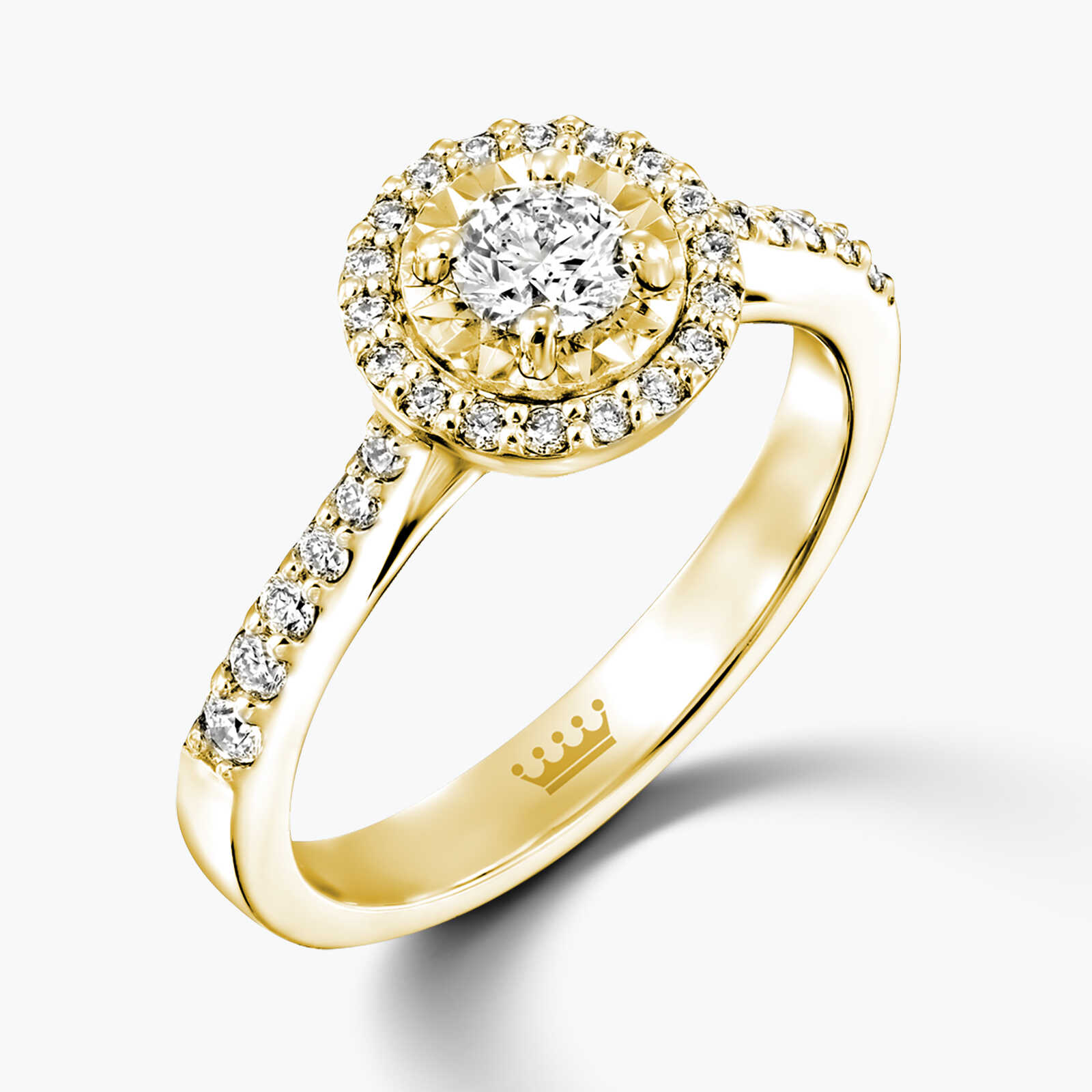 טבעת יהלומים מסדרת Royal Glamor