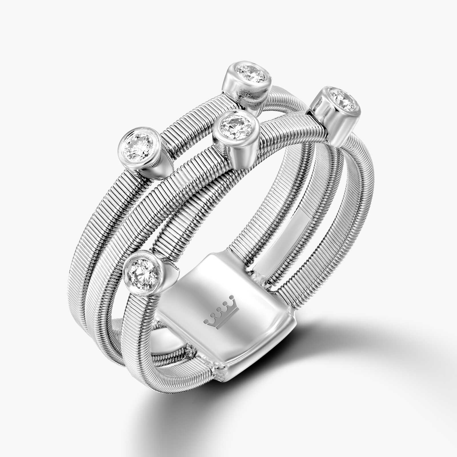 טבעת זהב ויהלומים