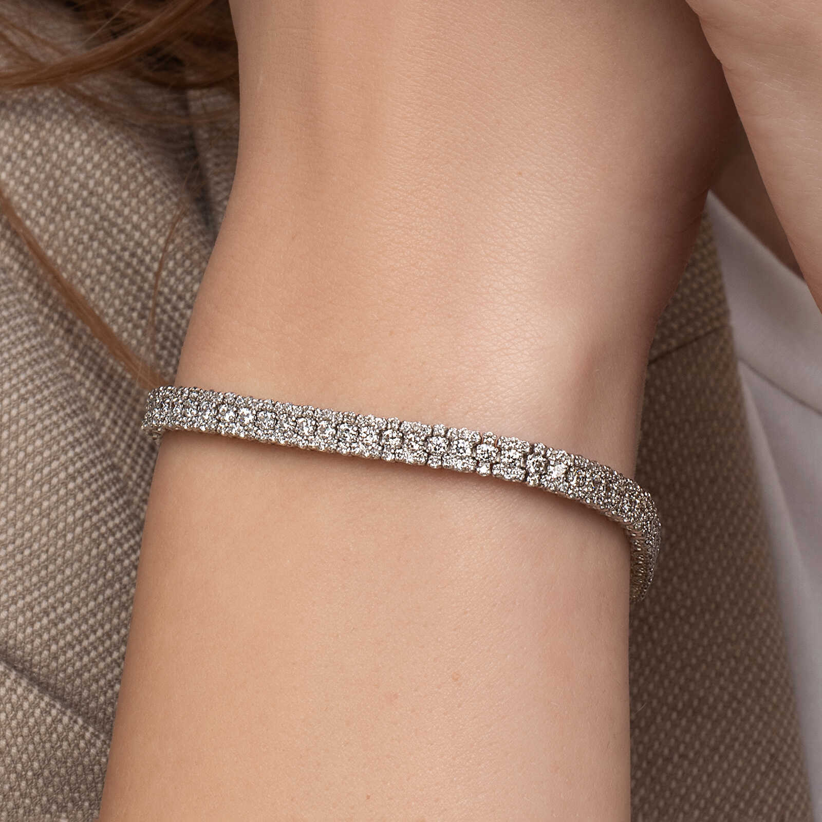 צמיד מור- טניס יהלומים