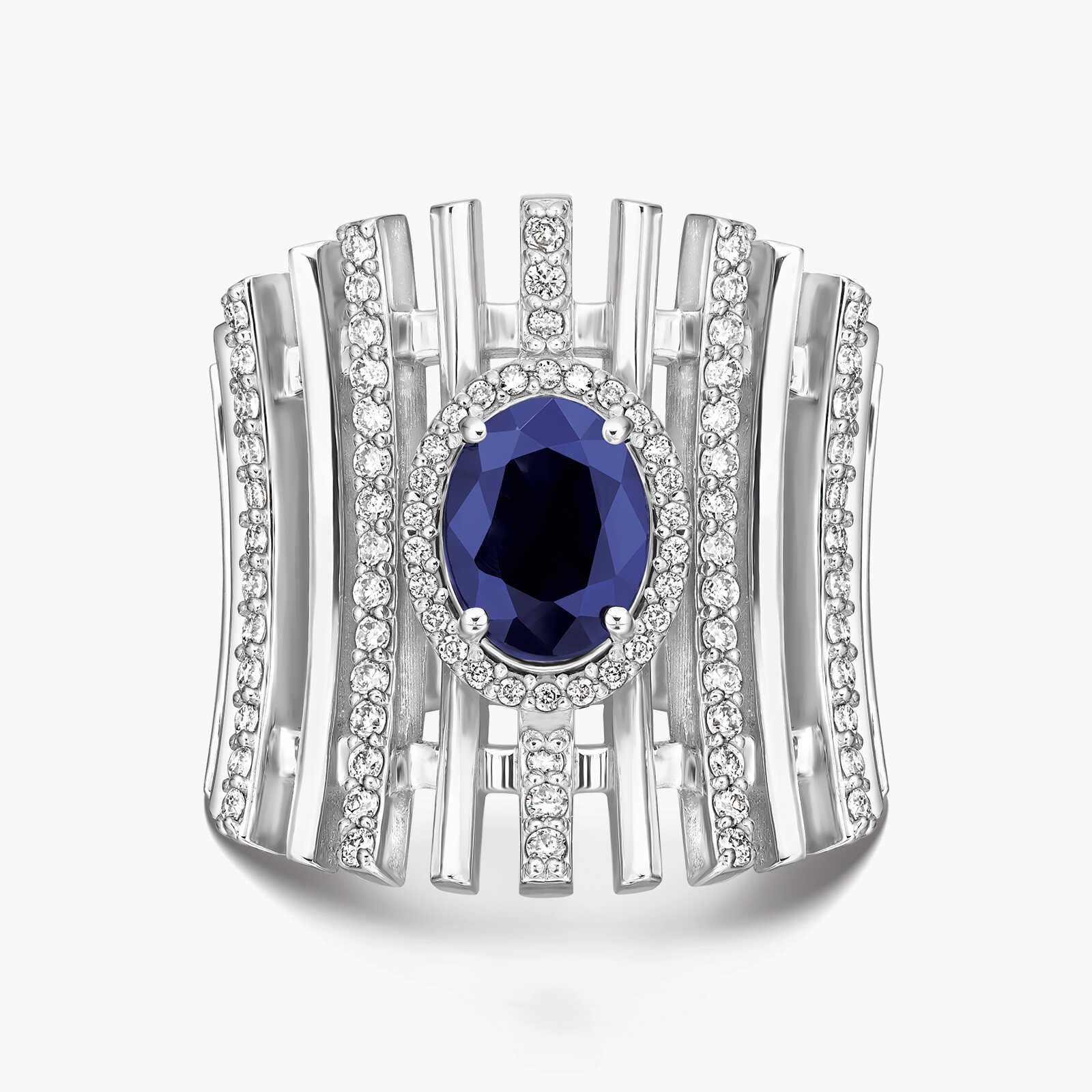 טבעת יהלומים & ספיר sunlight