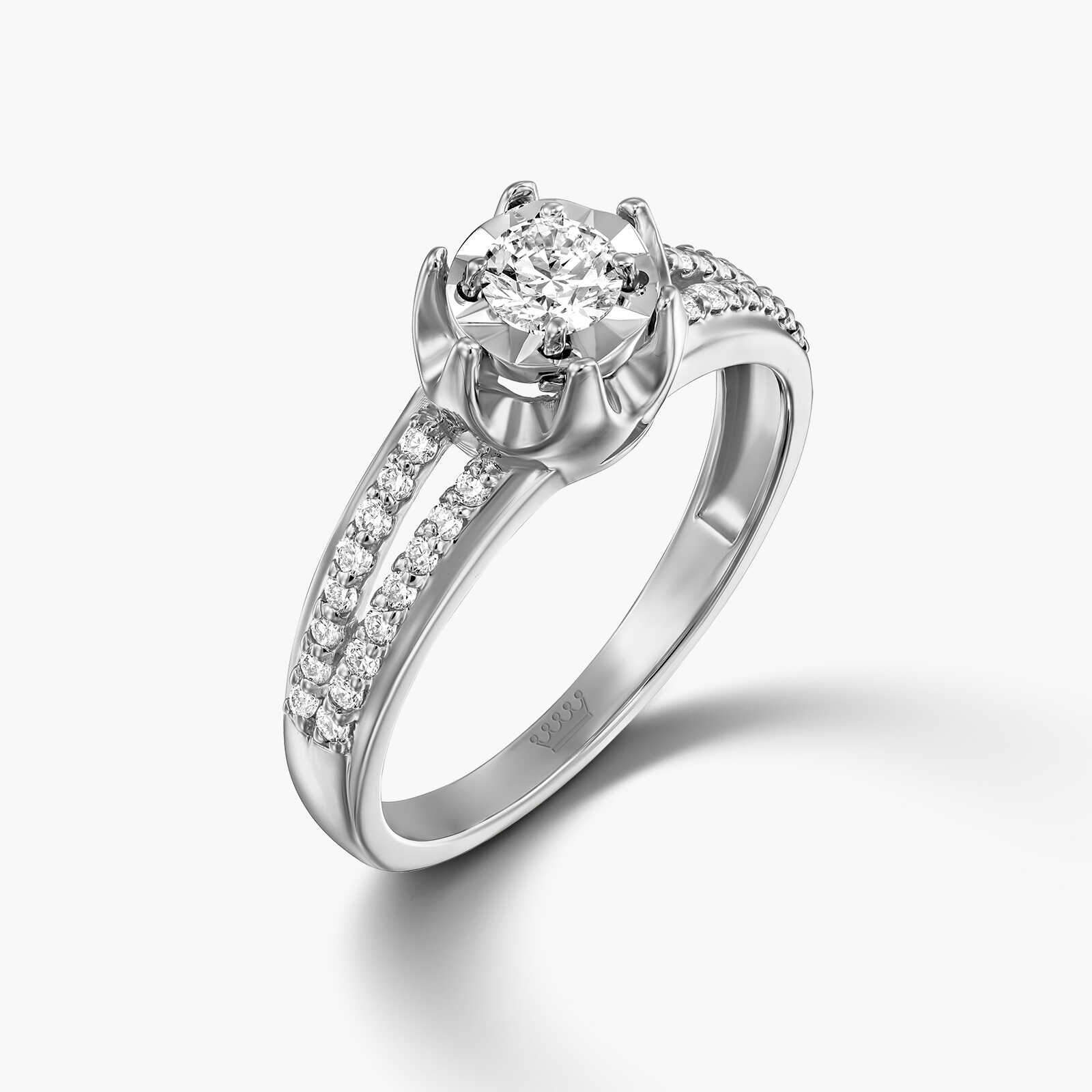 טבעת זהב ויהלומים