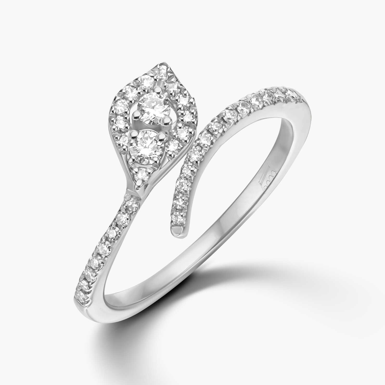 טבעת נחש היהלומים