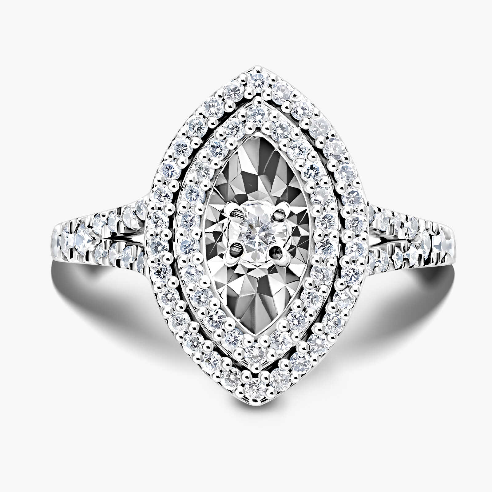 טבעת יהלום טיפת אהבה