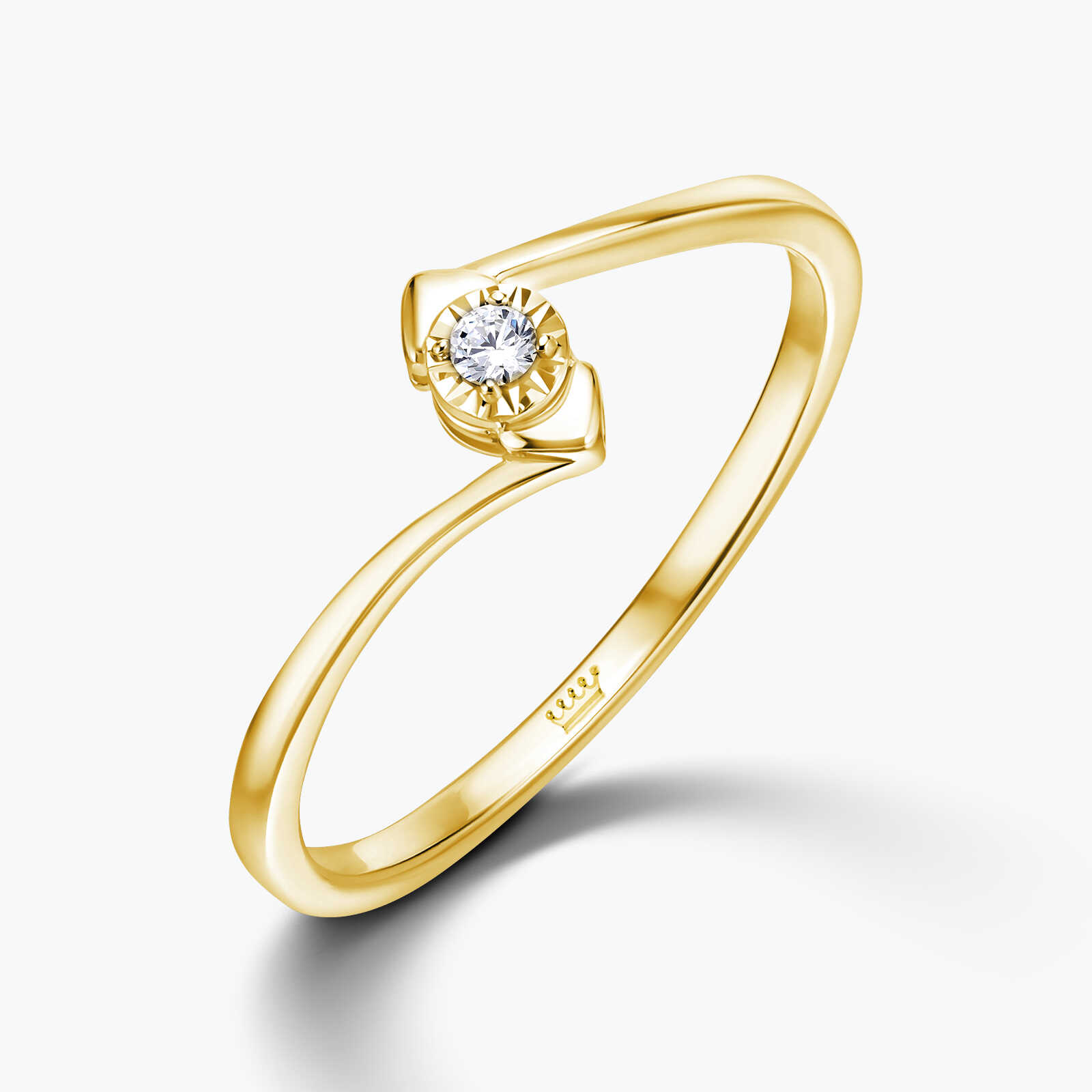 טבעת עין היהלום