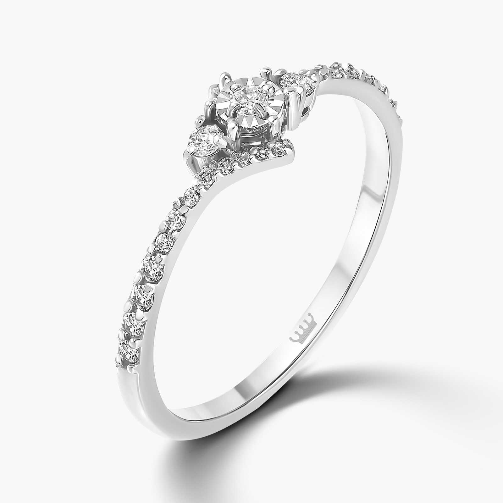 טבעת יהלום תמר