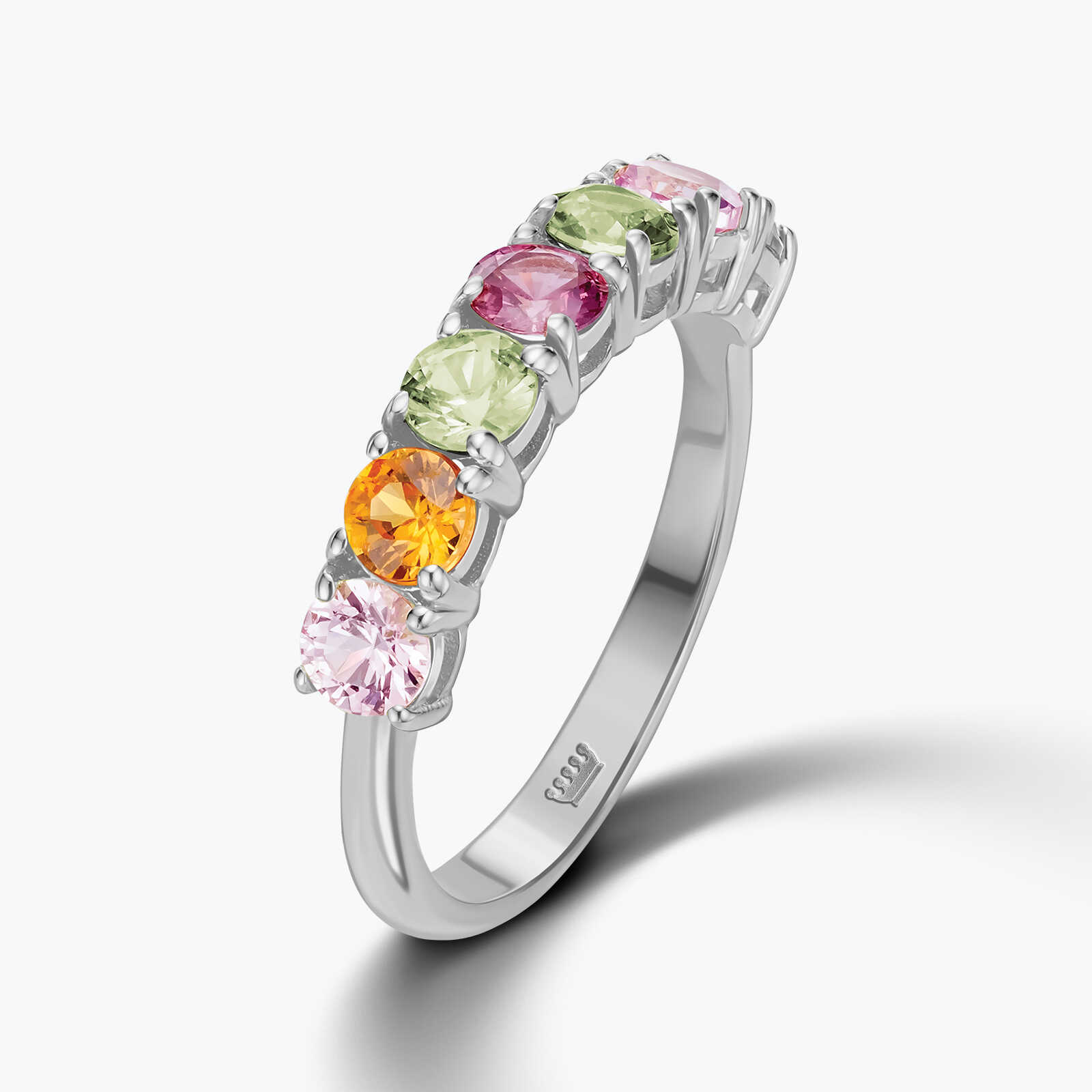 טבעת ספירים RAINBOW