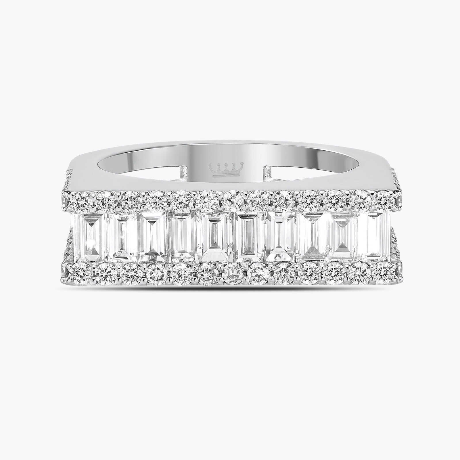 טבעת יהלום פרינסס