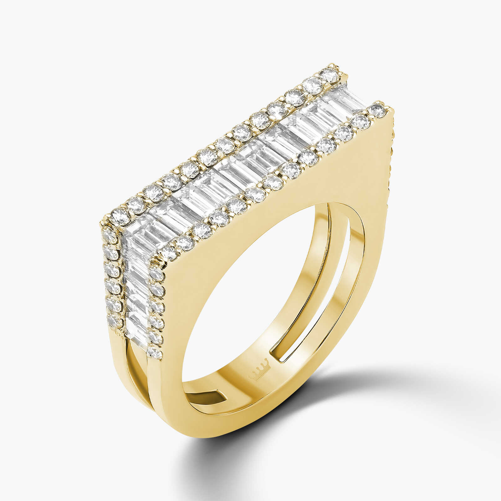 טבעת יהלום פרינסס