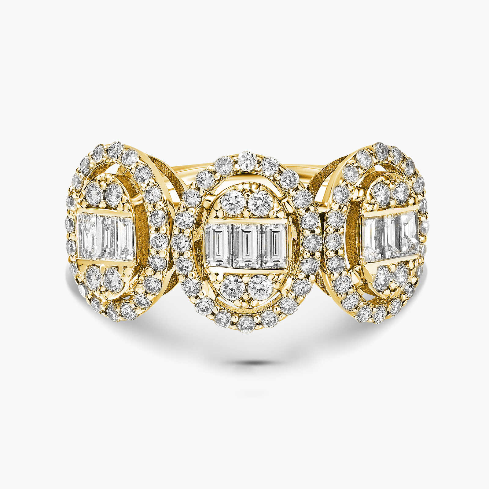 טבעת טיילור משובצת יהלומים