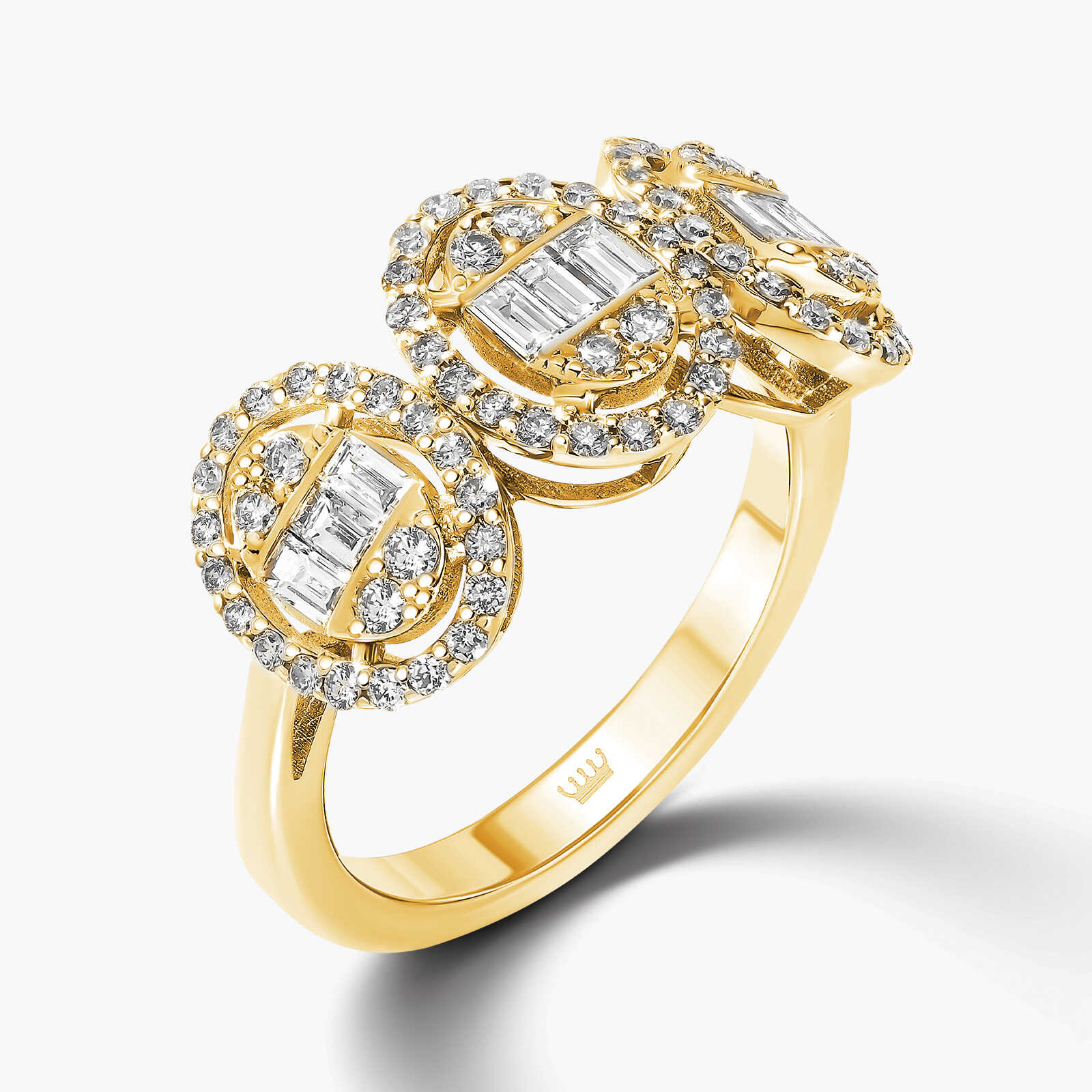 טבעת טיילור משובצת יהלומים