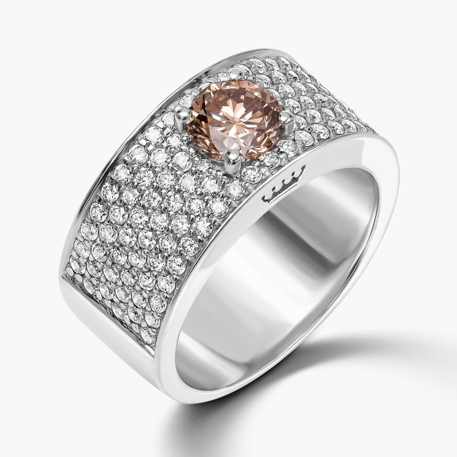 טבעת GLAM משובצת יהלומים