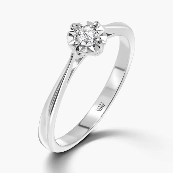 טבעת סנדרה יהלום סוליטר