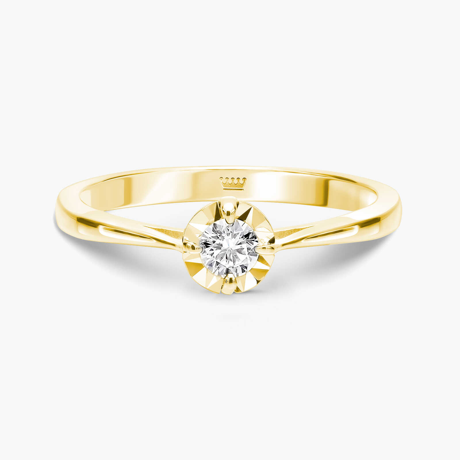 טבעת סנדרה יהלום סוליטר