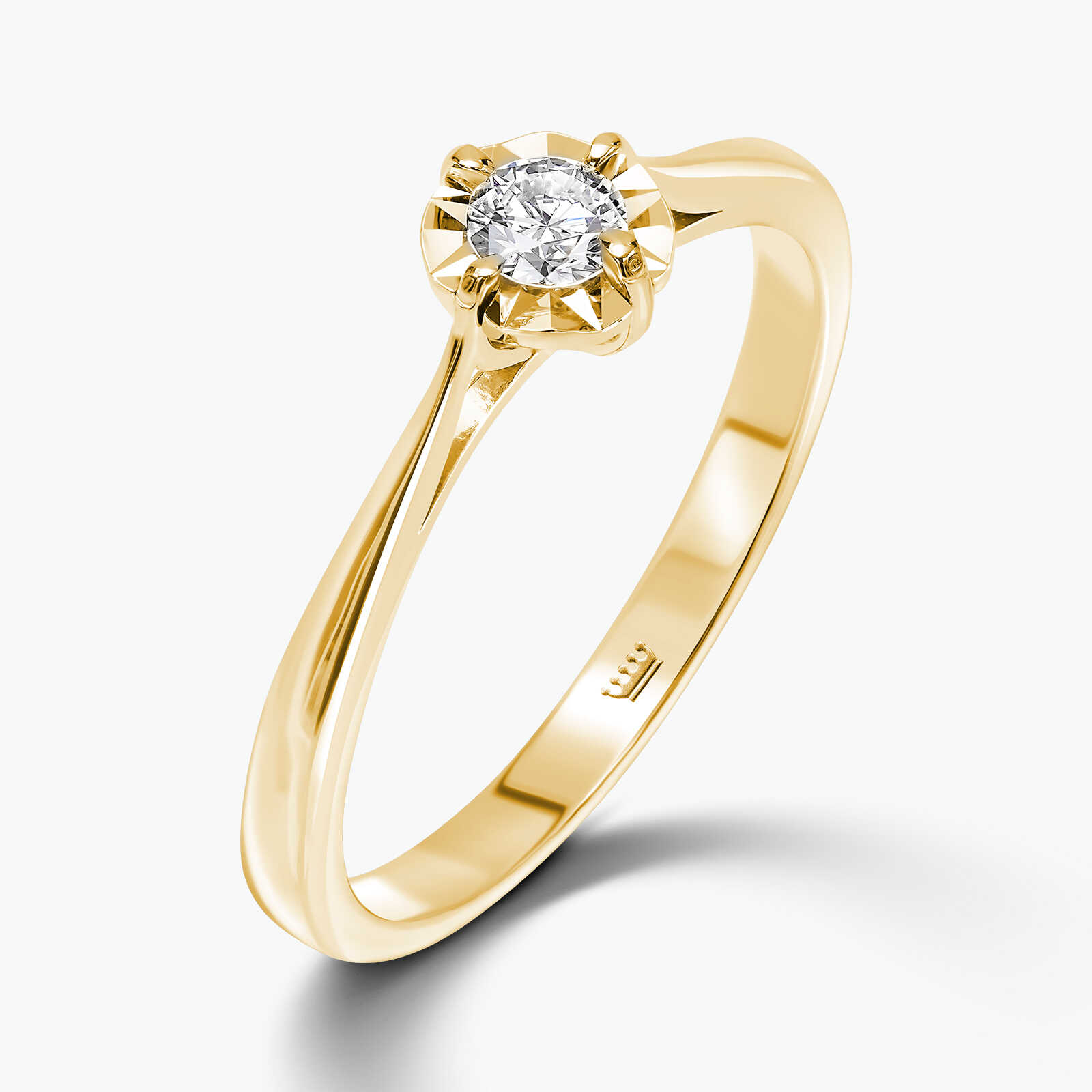 טבעת סנדרה יהלום סוליטר