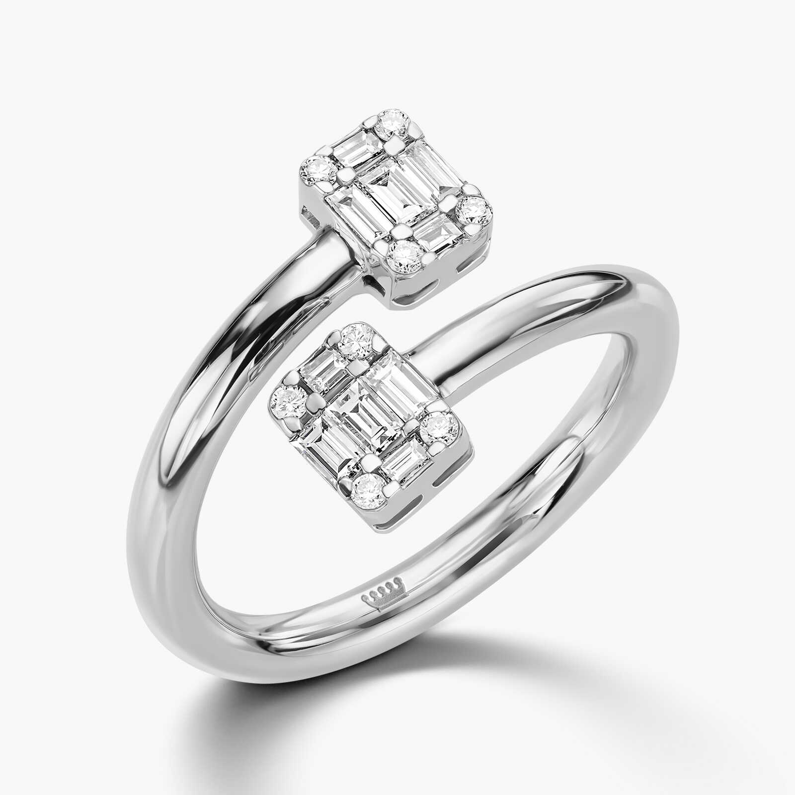 טבעת יהלומים מתלפפת