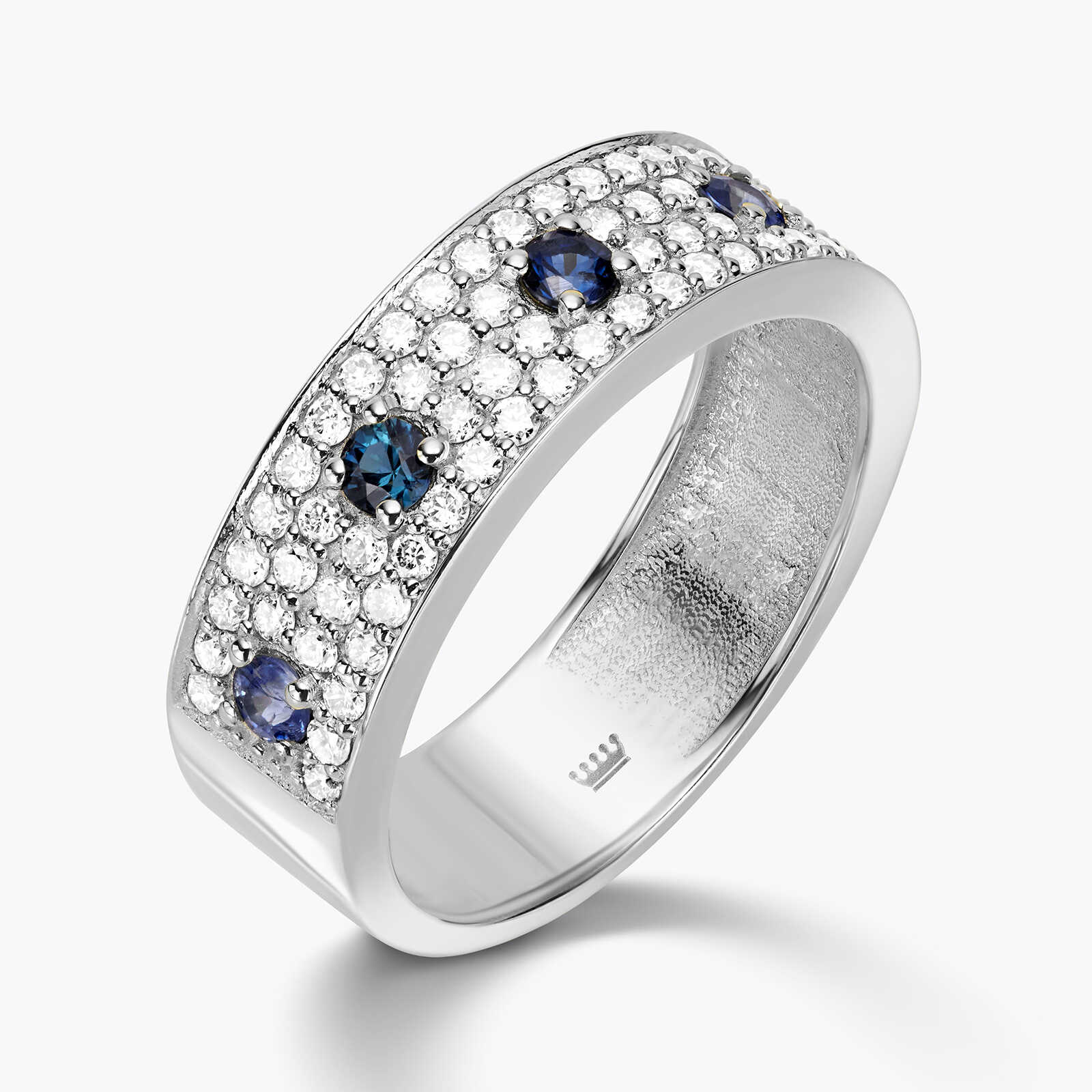 טבעת ספירים ויהלומים מה- luxury collection