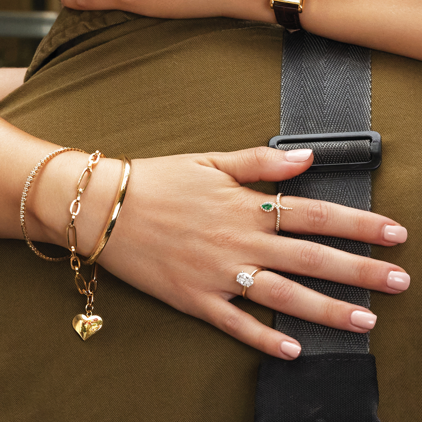 טבעת נחש מקולקציית Serpent Aura