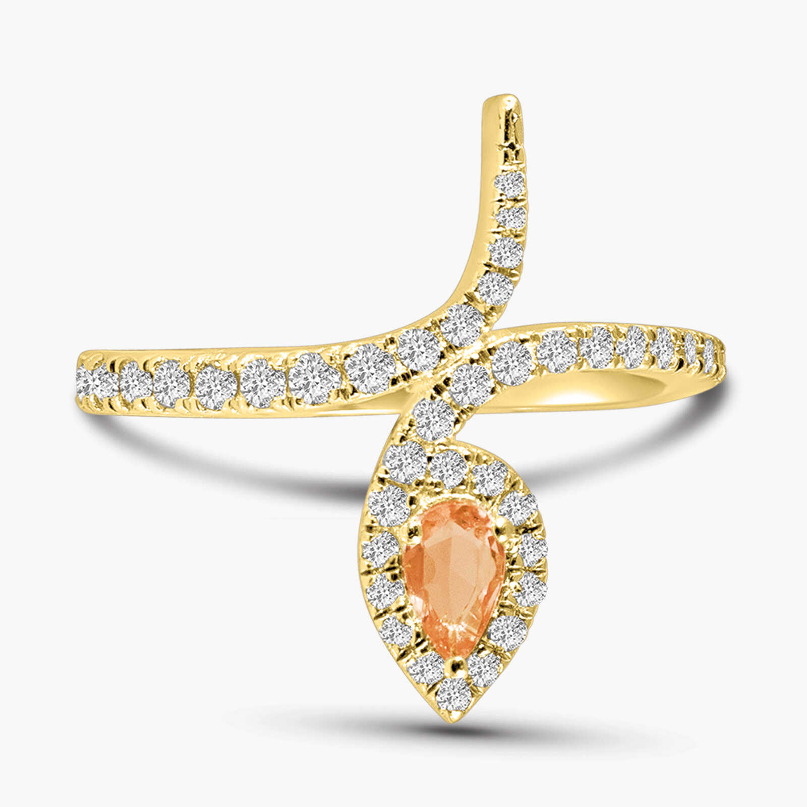 טבעת נחש מקולקציית Serpent Aura