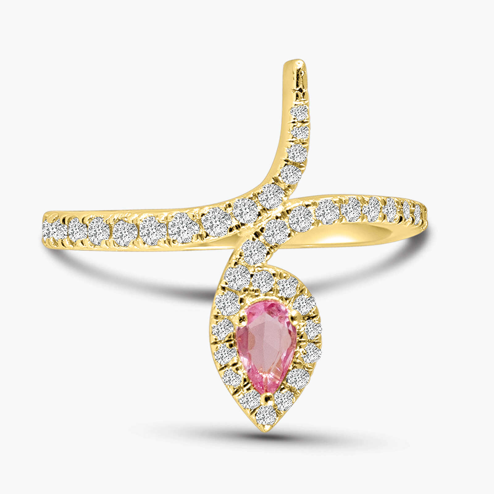 טבעת נחש מקולקציית Serpent Aura