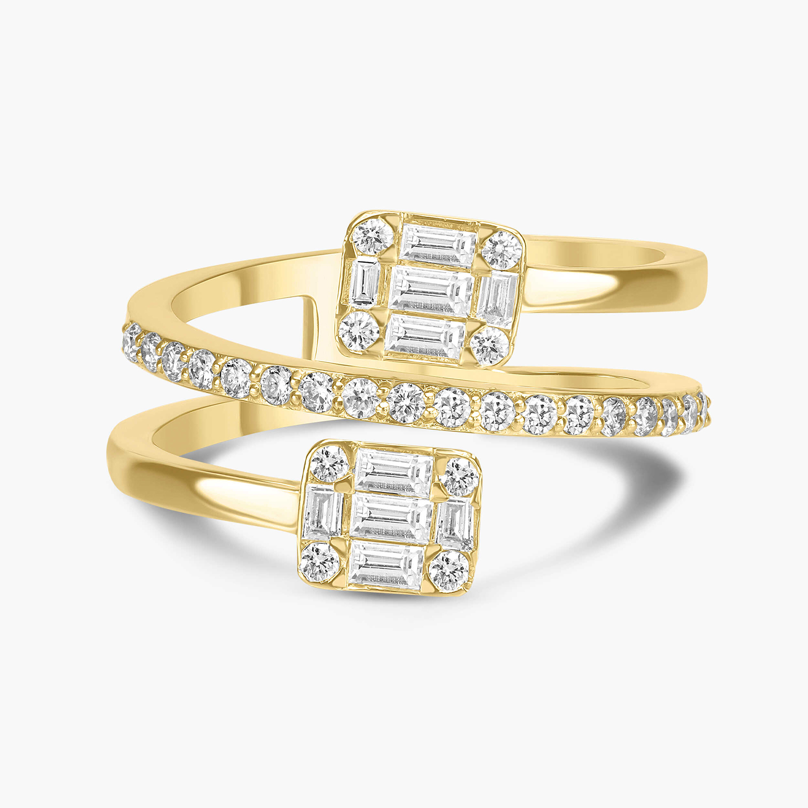 טבעת שיינא בשיבוץ יהלומים