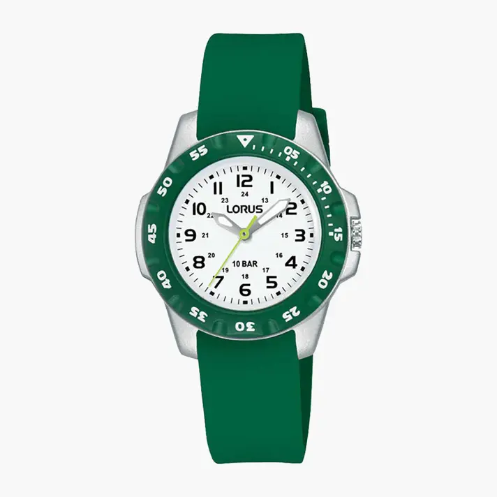 שעון ירוק lorus  KIDS