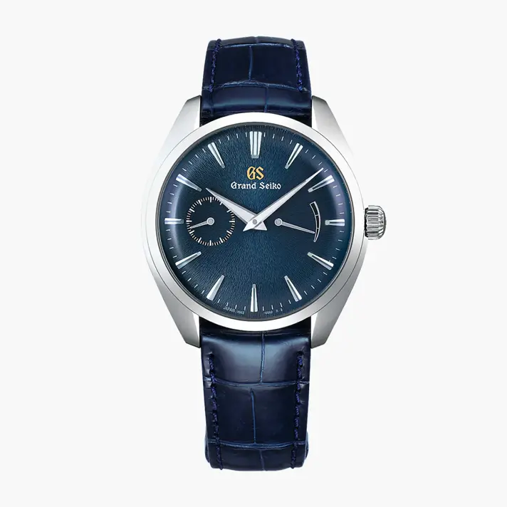 שעון LIMITED EDITION Grand Seiko בעיצוב דק ולוח כחול