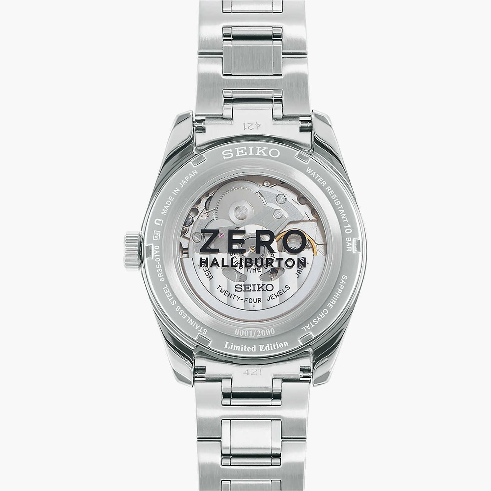 שעון  SEIKO PRESAGE limited edition בשיתוף ZERO HALLIBURTON