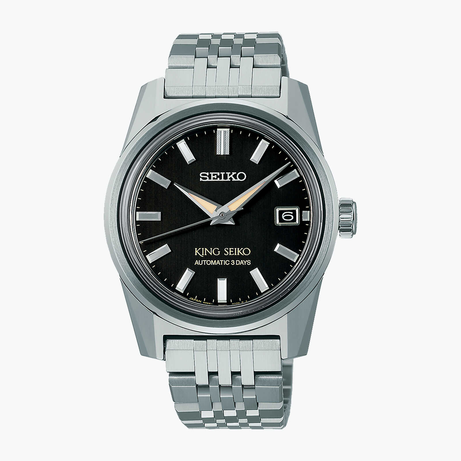 שעון KING SEIKO Charcoal Suit עם רצועה מתחלפת