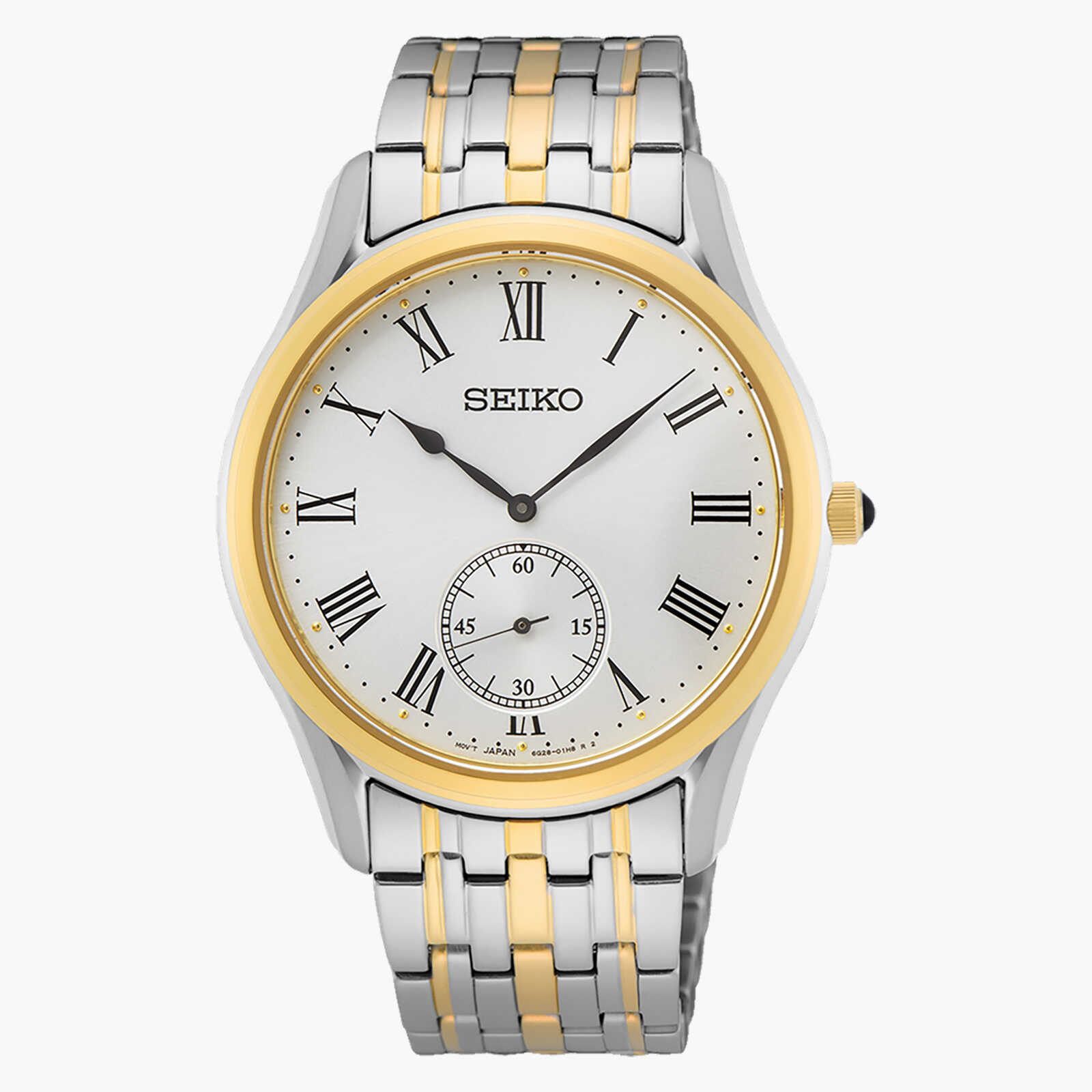 שעון SEIKO גברים עם זכוכית ספיר קריסטל