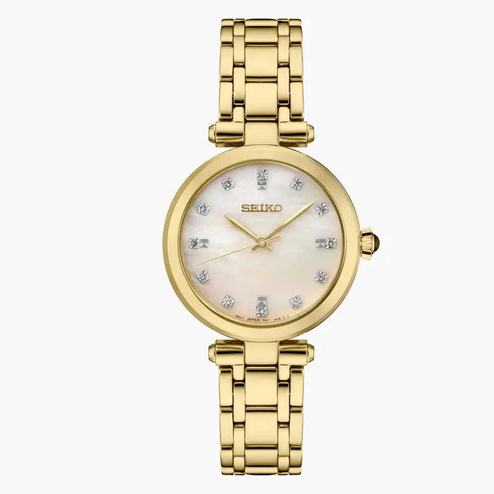 שעון SEIKO לנשים משובץ יהלומים