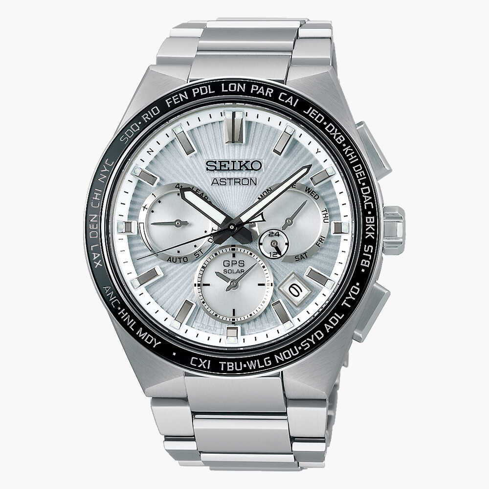 שעון Seiko Astron GPS Solar בעיצוב ספורטיבי