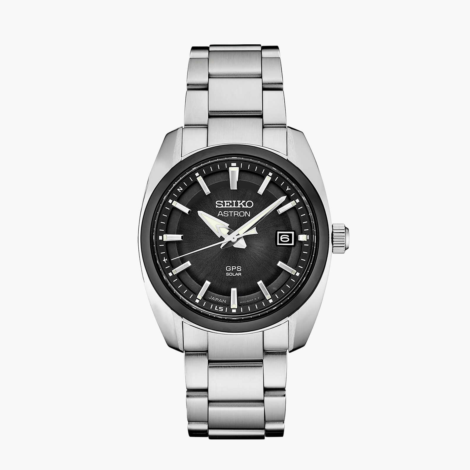 שעון SEIKO Astron GPS עם לוח שחור