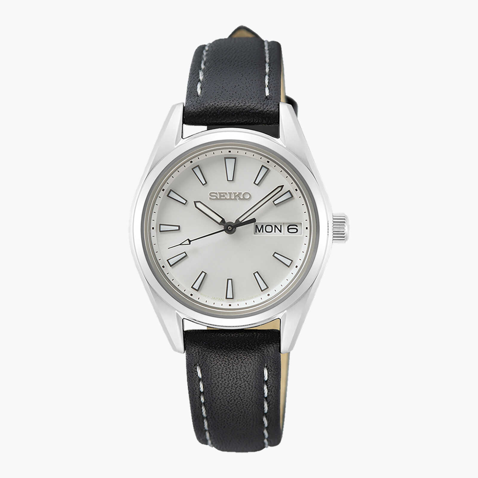  שעון  SEIKO לנשים עם זכוכית ספיר ותאריכון