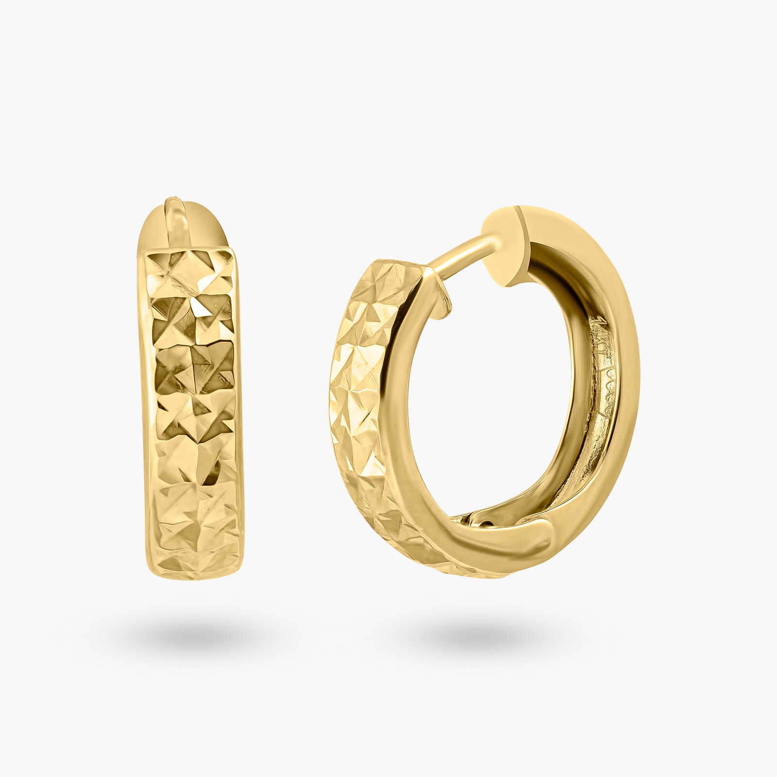 עגילי חישוק עלמה בקוטר 1.1