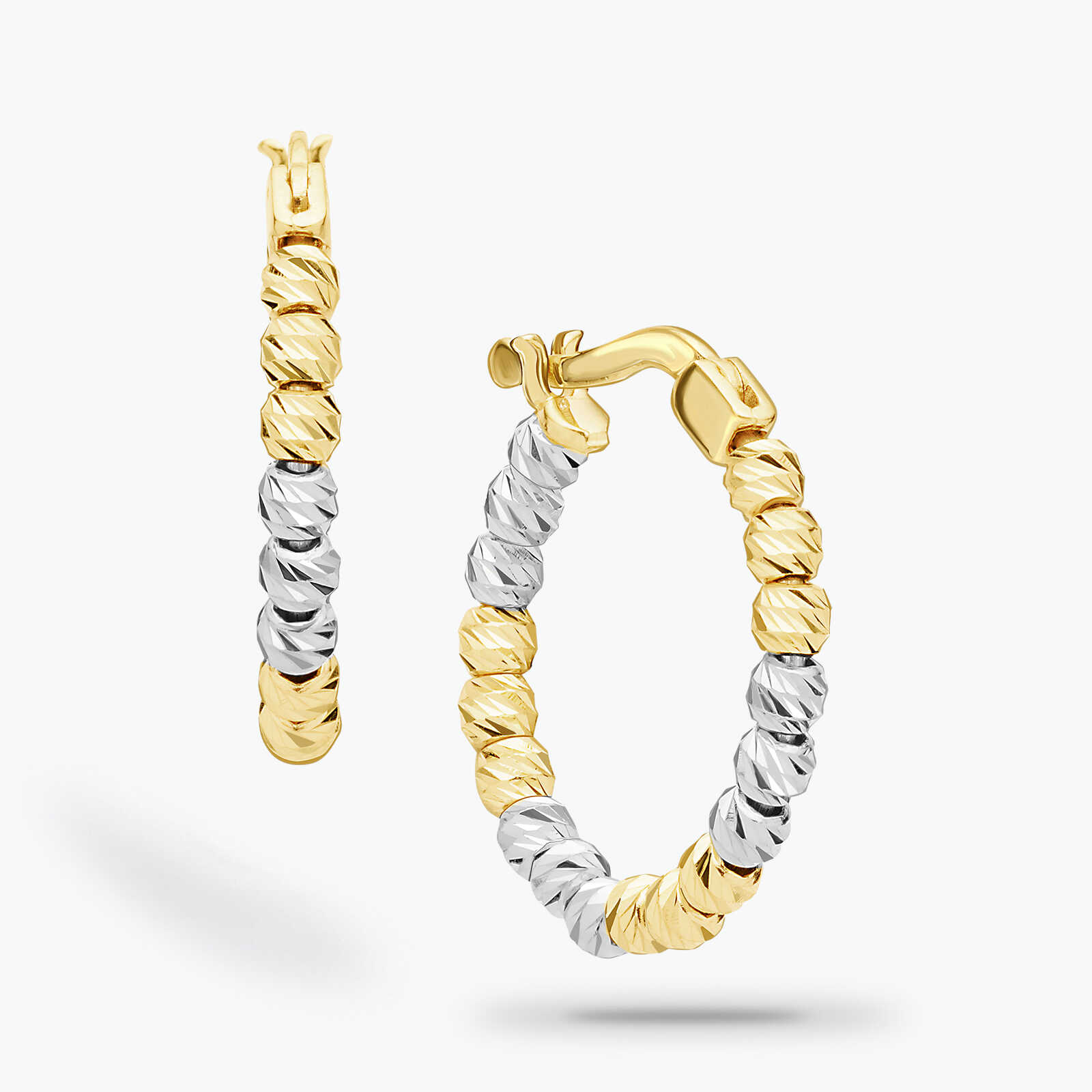 חישוקי זהב ונציה -מקולקציית GOLDEN GLOW