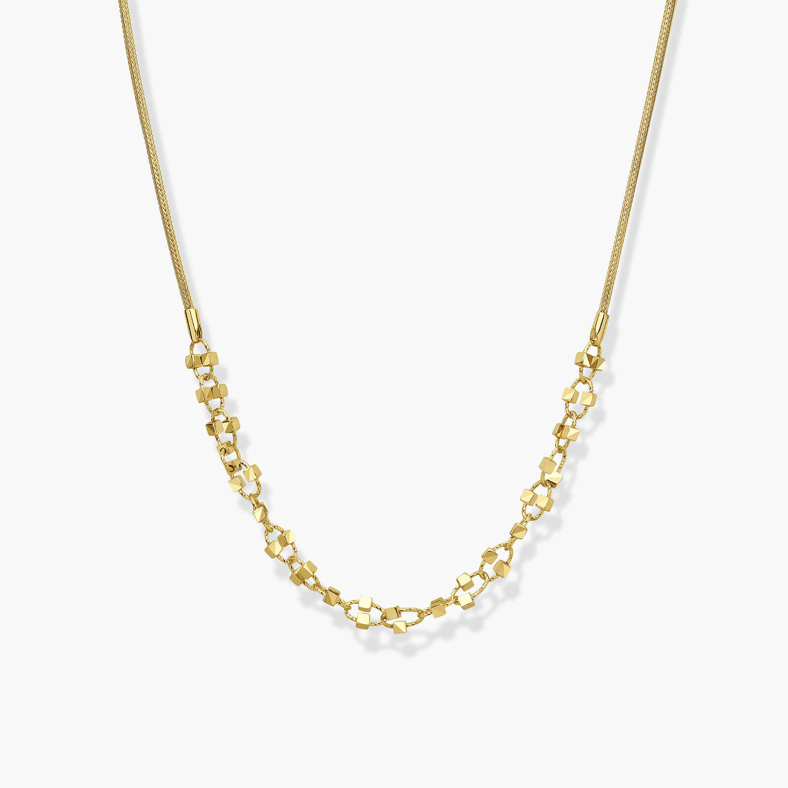 שרשרת זהב לימה- מקולקציית GOLDEN GLOW