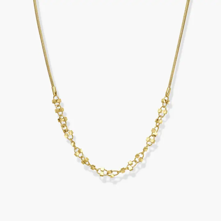 שרשרת זהב לימה- מקולקציית GOLDEN GLOW