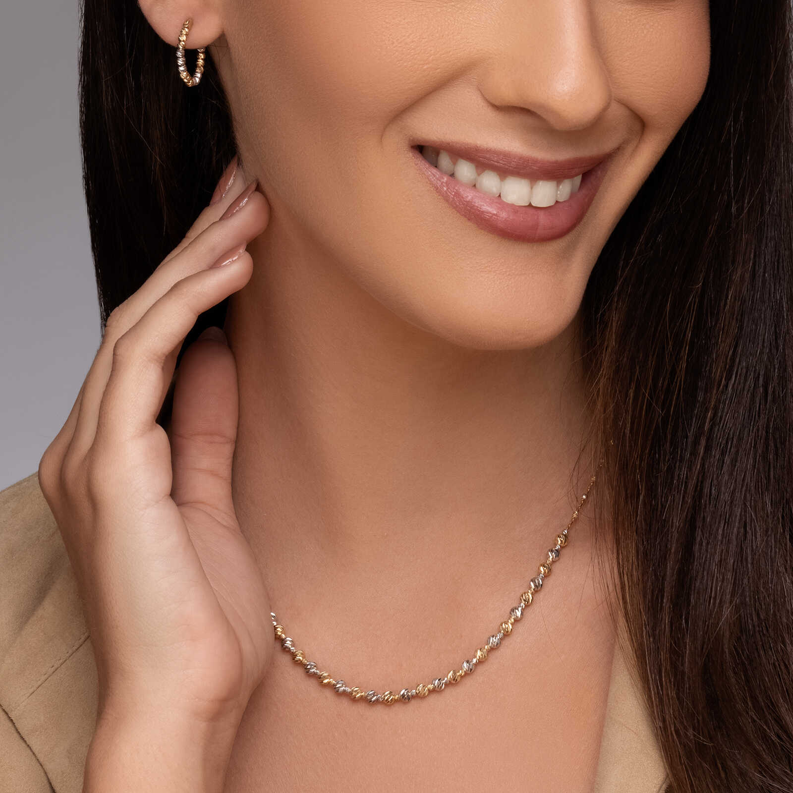 חישוקי זהב ונציה -מקולקציית GOLDEN GLOW