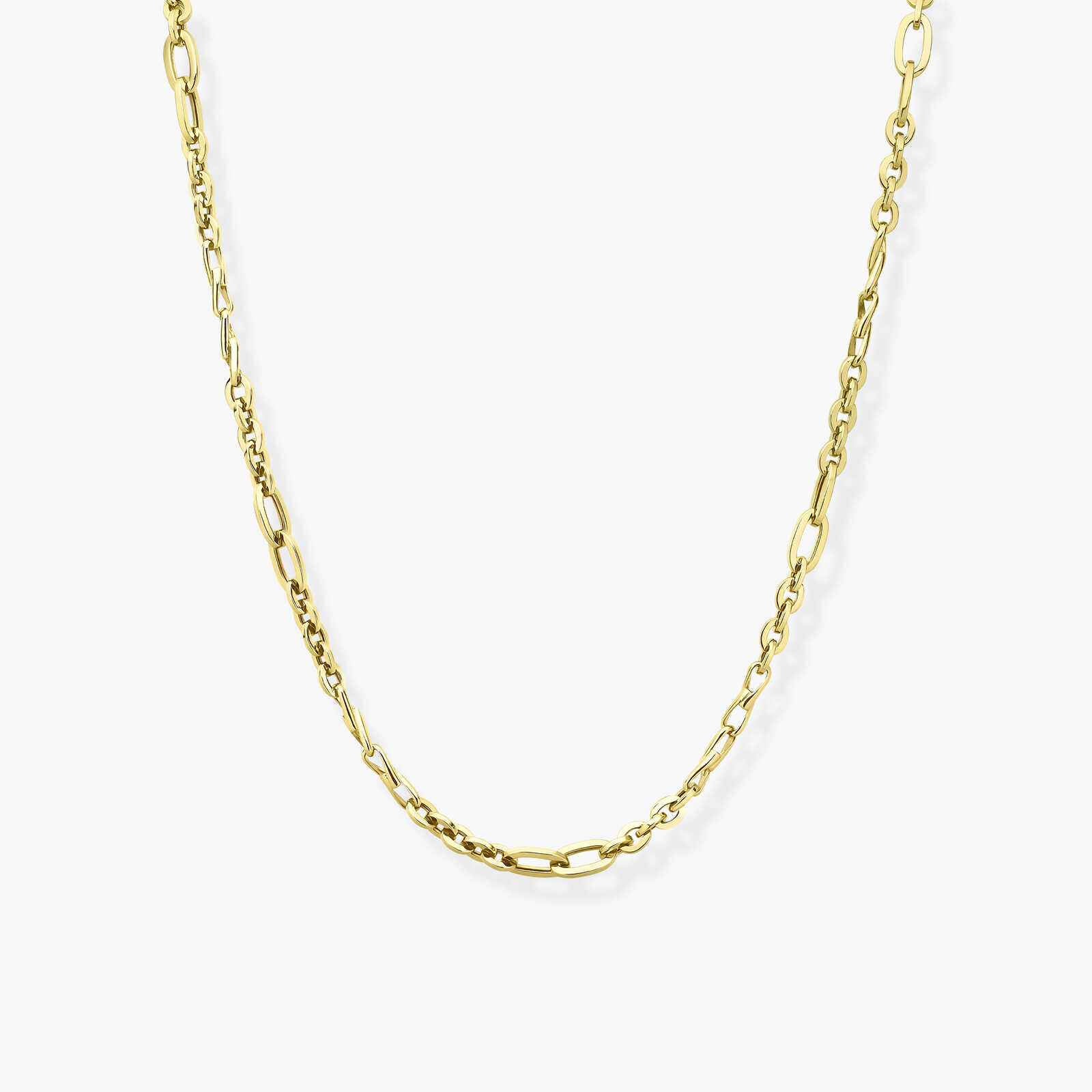 שרשרת זהב שוני - עם שילובי חוליות