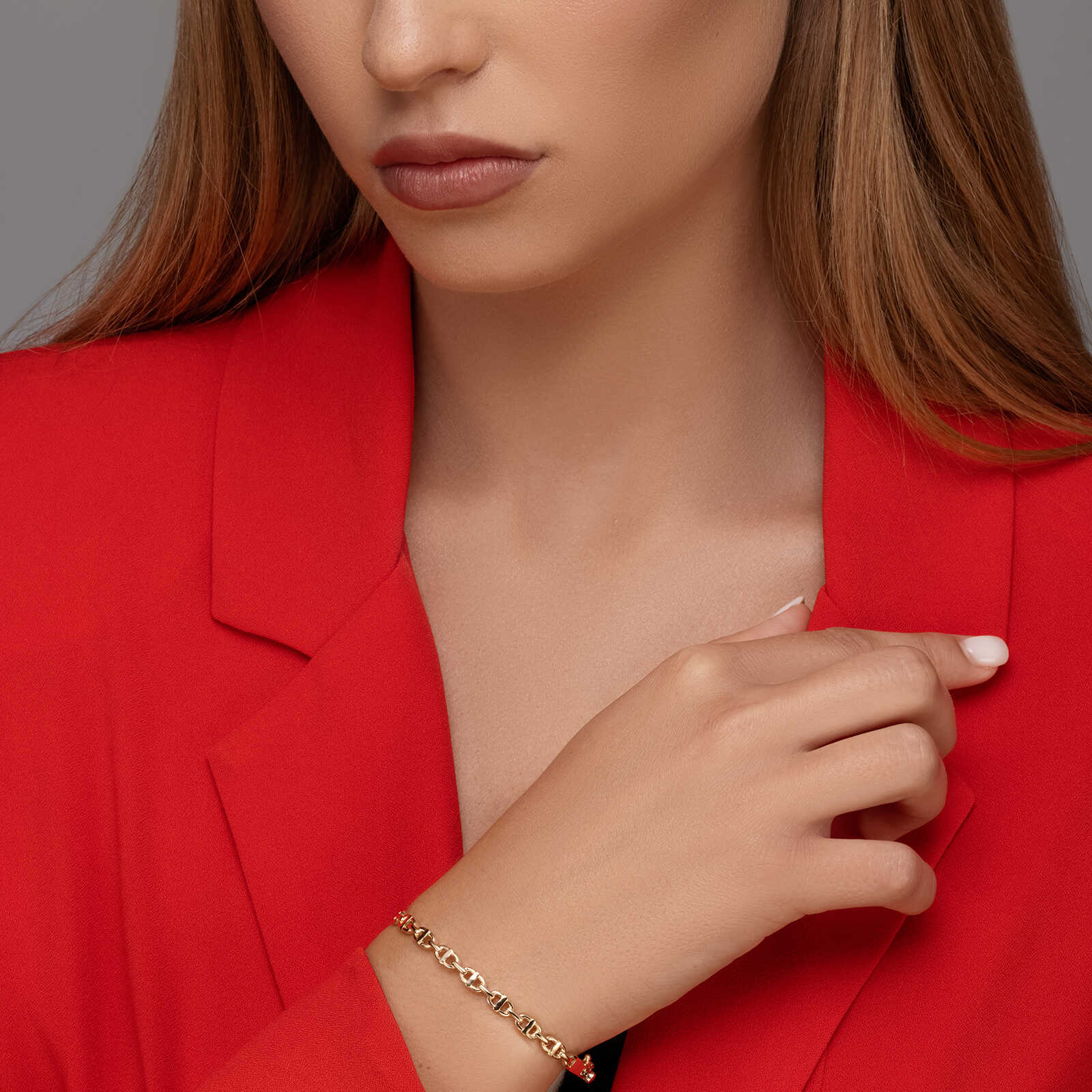 מנור- צמיד זהב קשיח