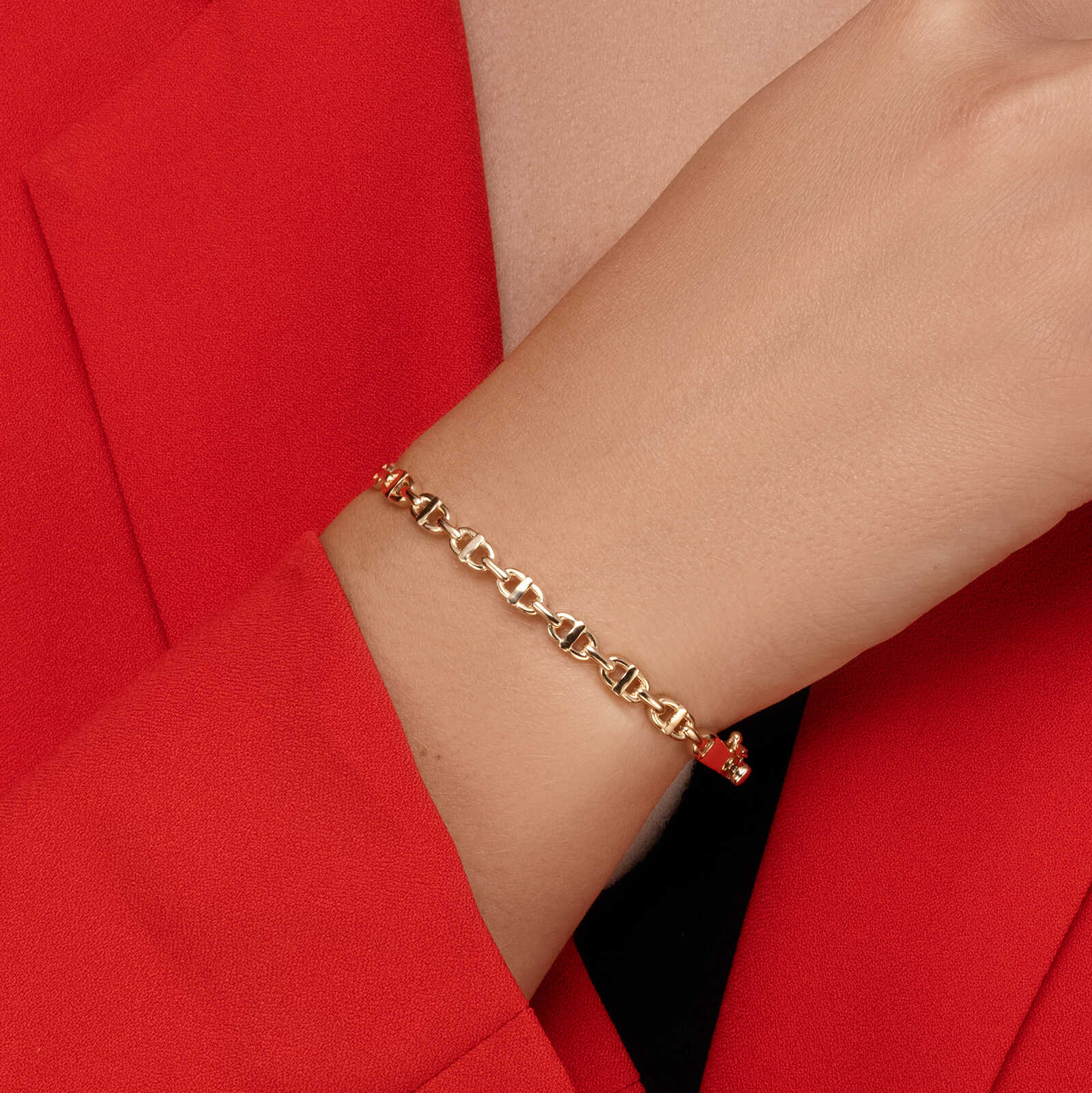 מנור- צמיד זהב קשיח